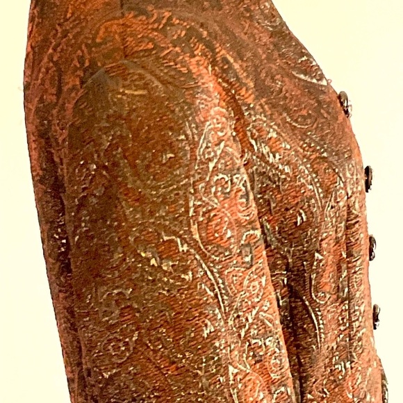 Carmen Marc Valvo Glistening Fabric Formal Evening Suit - Picture 6 of 9